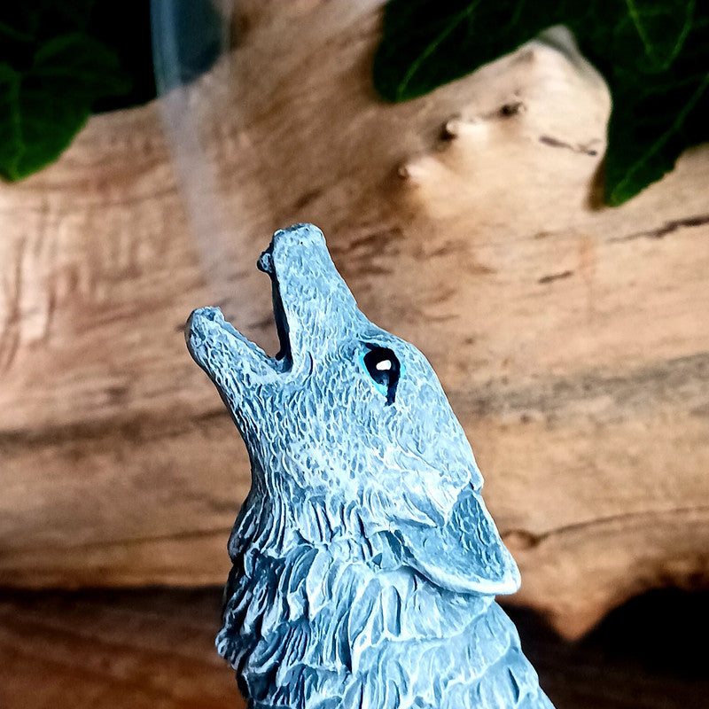 Howling Wolf Incense Cone Burner