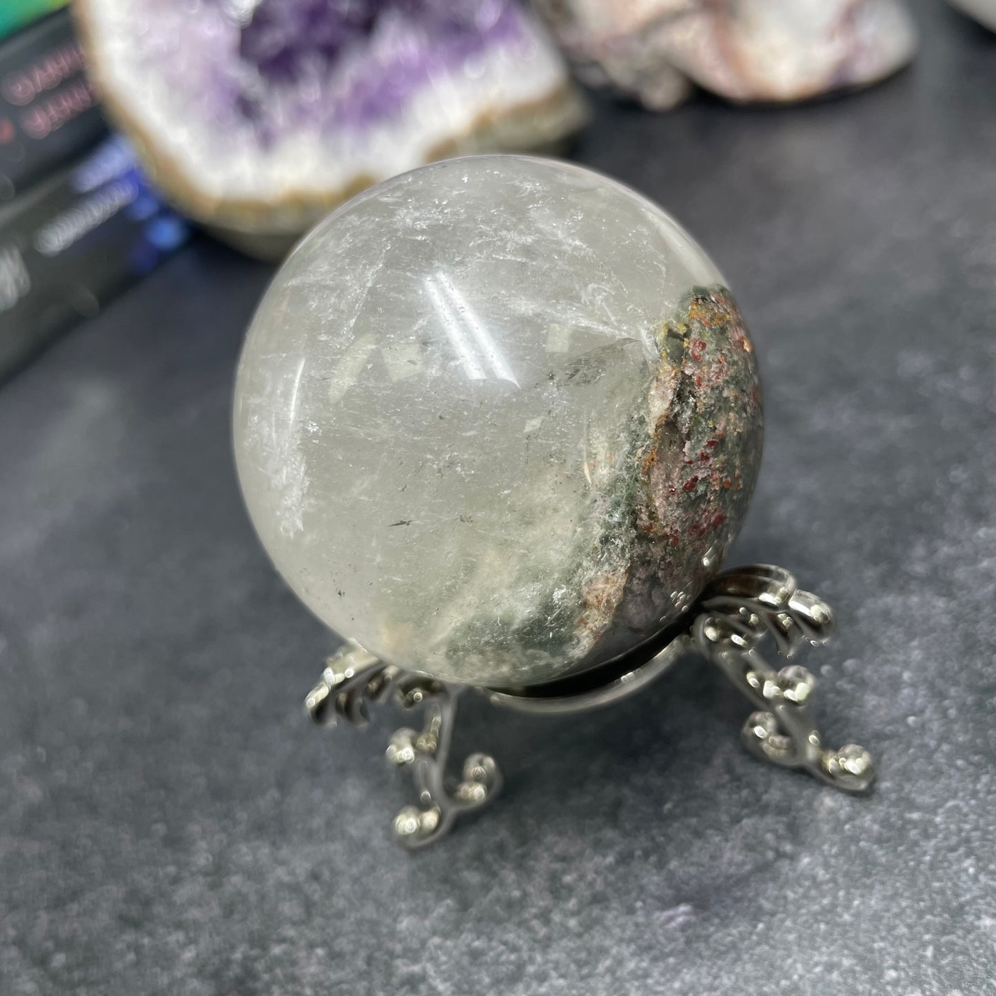Garden Quartz Crystal Sphere