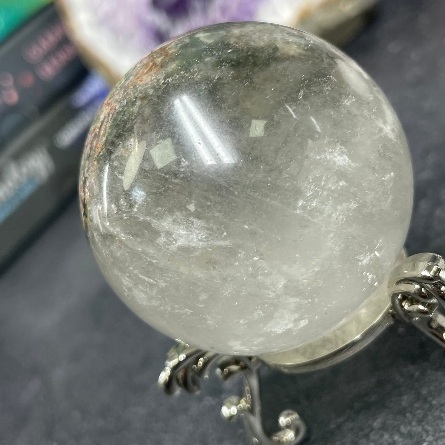 Garden Quartz Crystal Sphere
