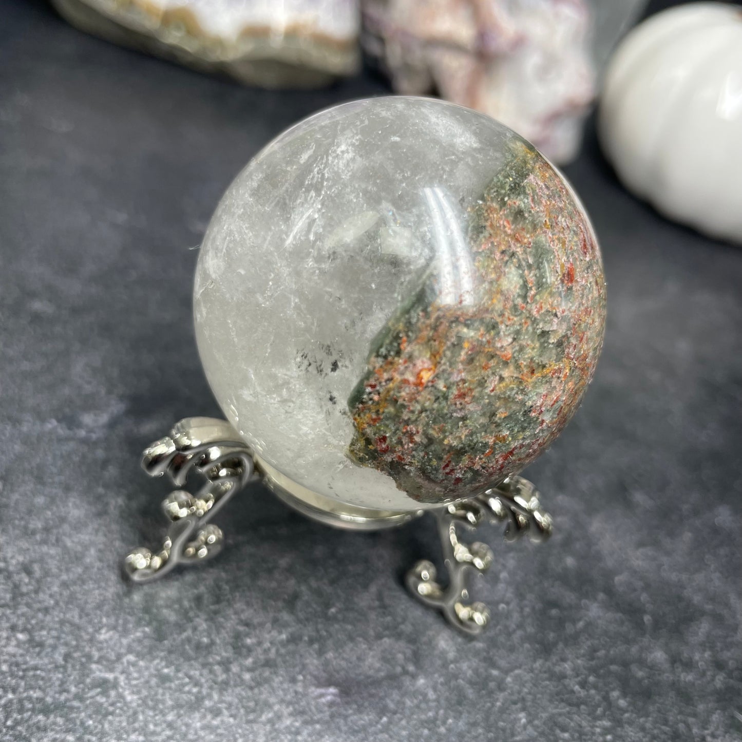 Garden Quartz Crystal Sphere