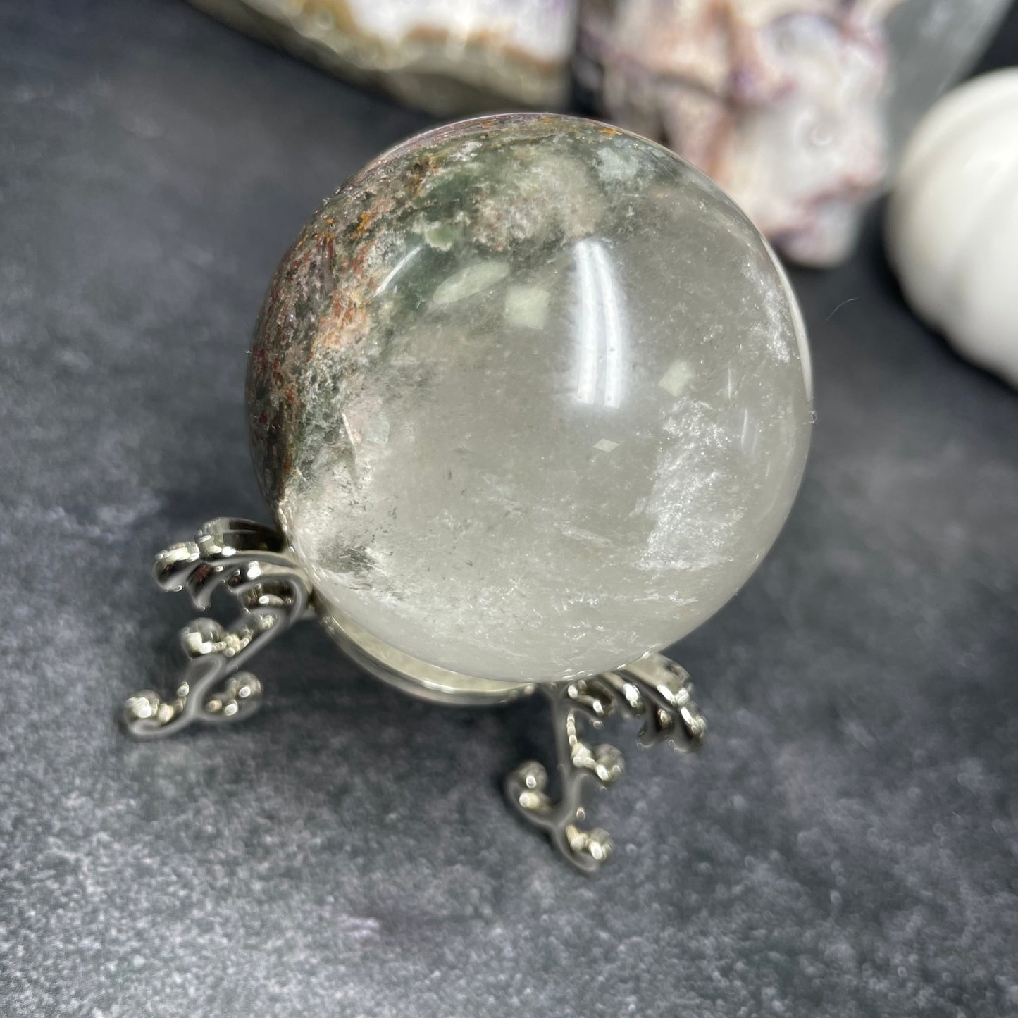 Garden Quartz Crystal Sphere