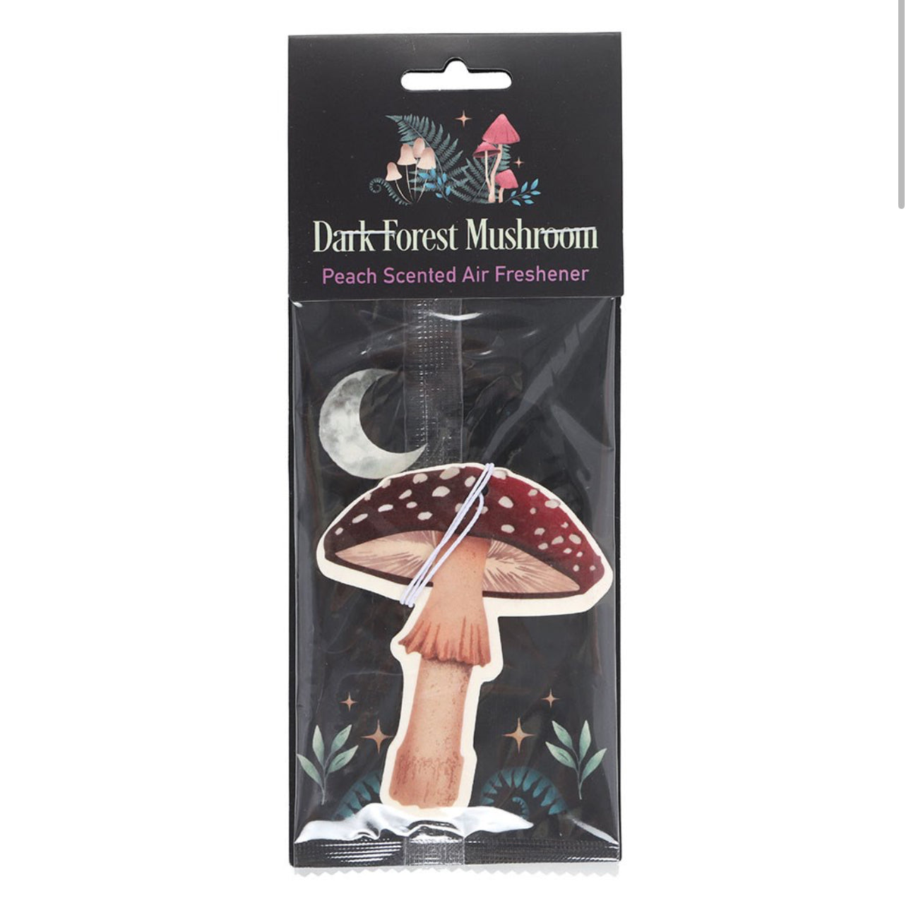 Dark Forest Hanging Mushroom Peach Scented Air Freshener