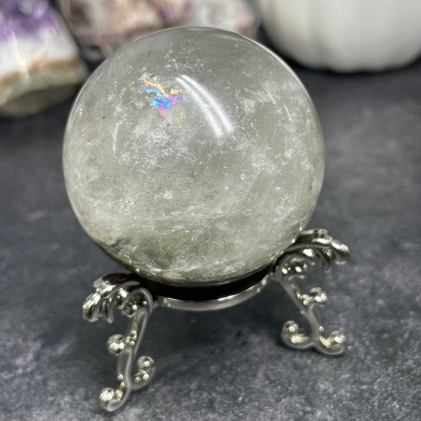 Garden Quartz Crystal Sphere