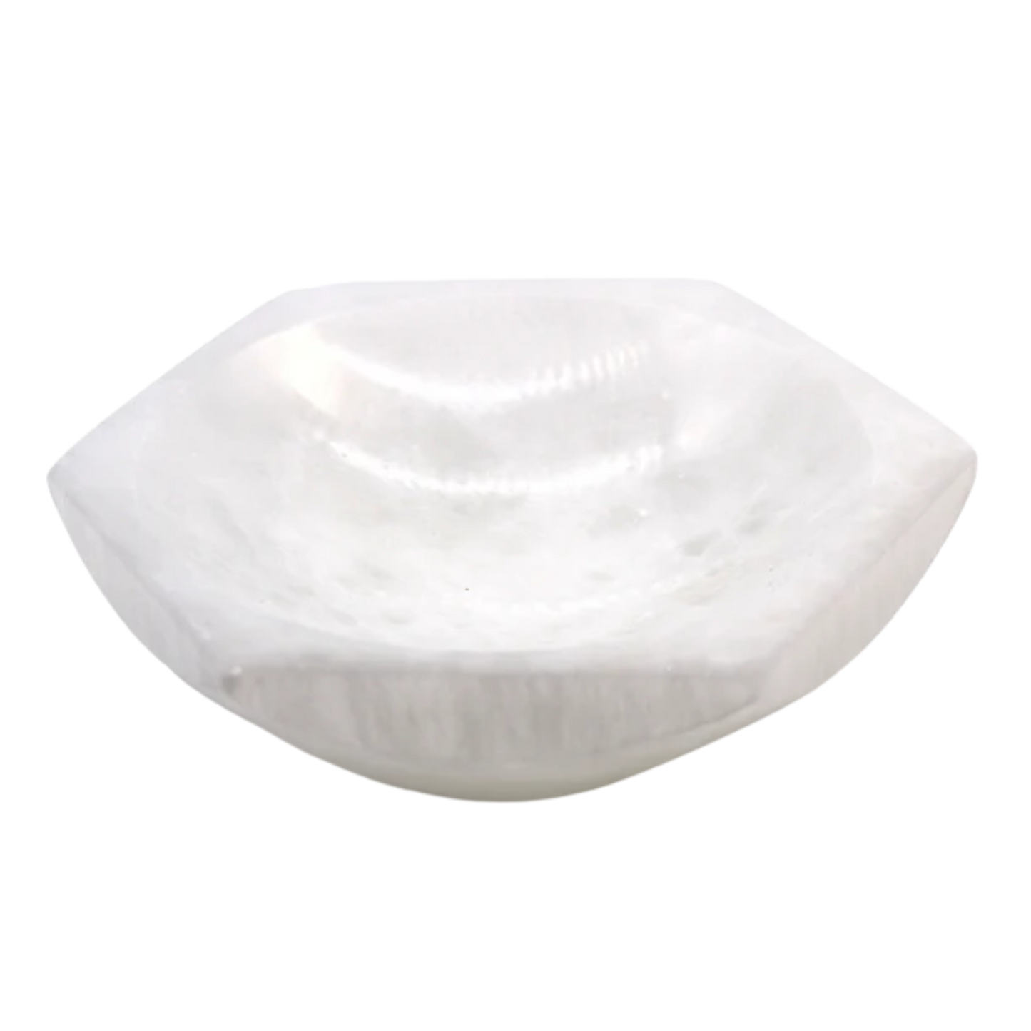 Hexagonal Selenite Crystal Bowl