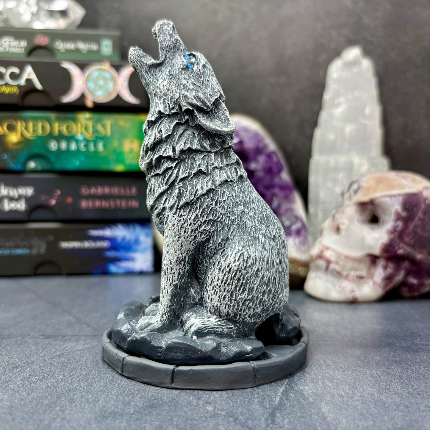 Howling Wolf Incense Cone Burner