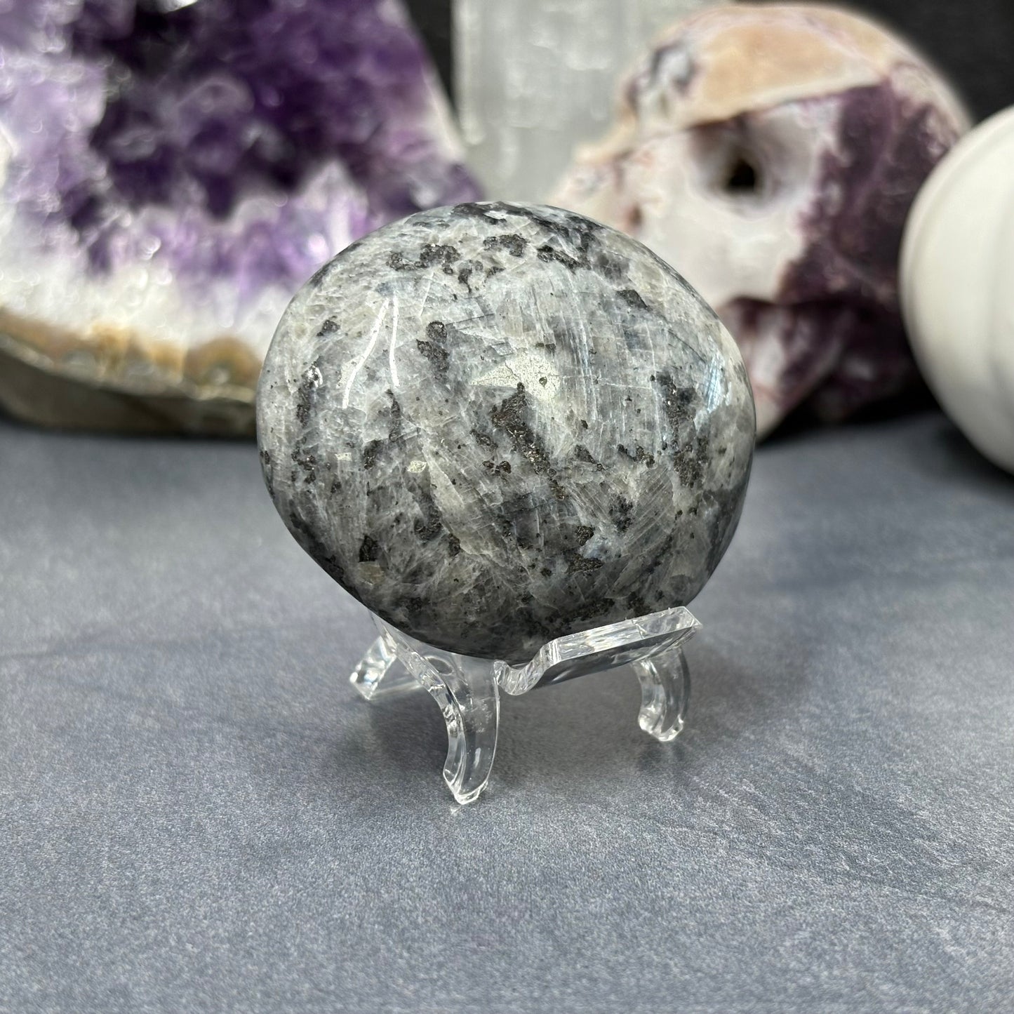 Set of 4 Small Acrylic Crystal Display Stands
