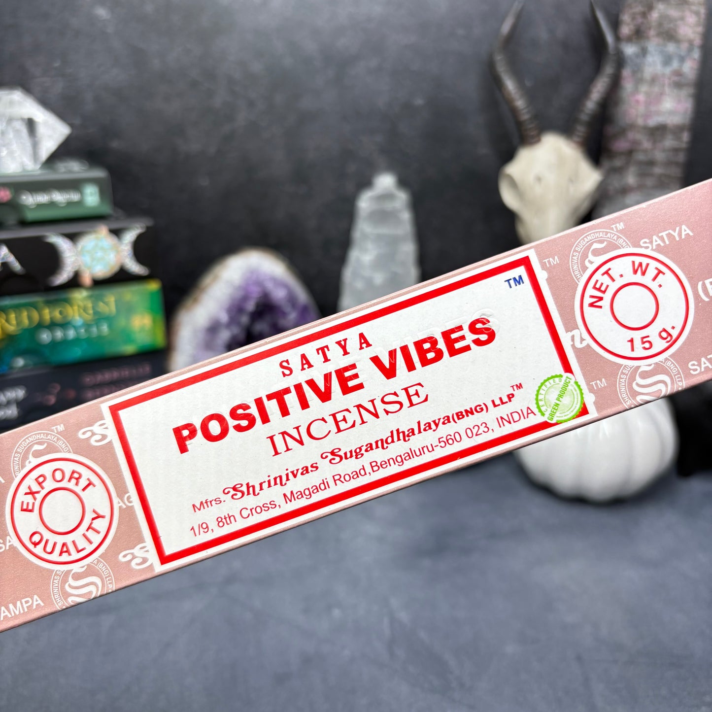 Positive Vibes Nag Champa Incense Sticks by Satya