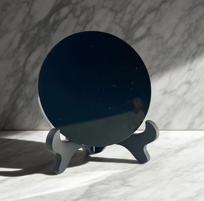 12cm Black Obsidian Crystal Scrying Mirror