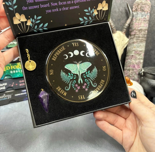 Luna Moth Pendulum Divination Kit