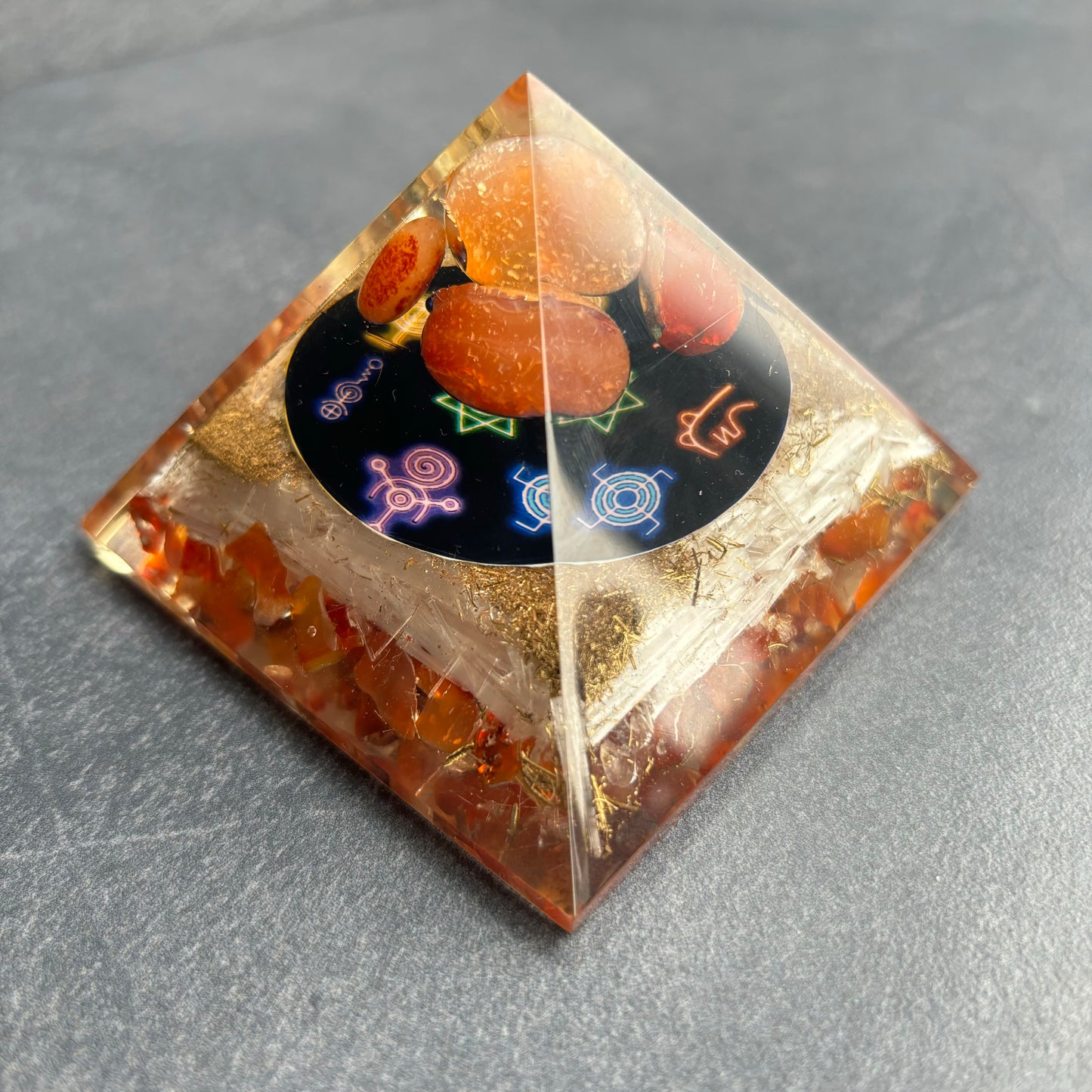 Orgonite Pyramid - Midnight Reiki