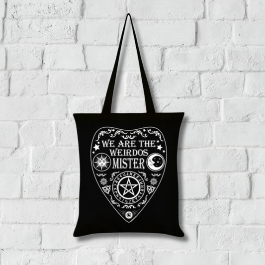 Somos los bichos raros Mister Ouija Bolsa de tela negra 