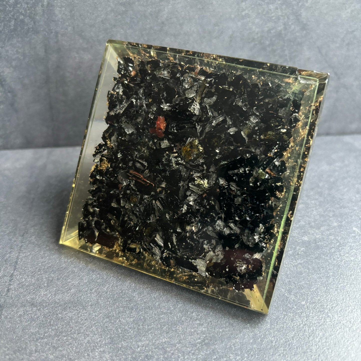 Orgonite Pyramid - Midnight Pentagon