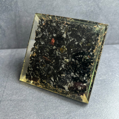 Orgonite Pyramid - Midnight Pentagon