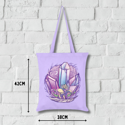 Setas Místicas Lila Bolsa de tela 