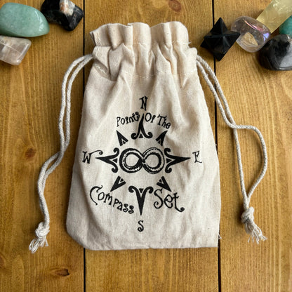 Points of the Compass Crystal Quartz Set
