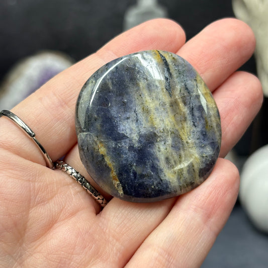 Iolite Crystal Smooth Stone