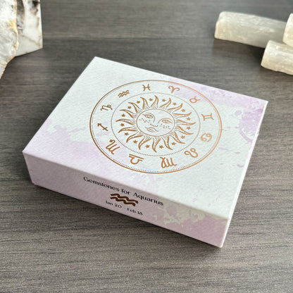 Aquarius Crystal Tumbled Stones Set
