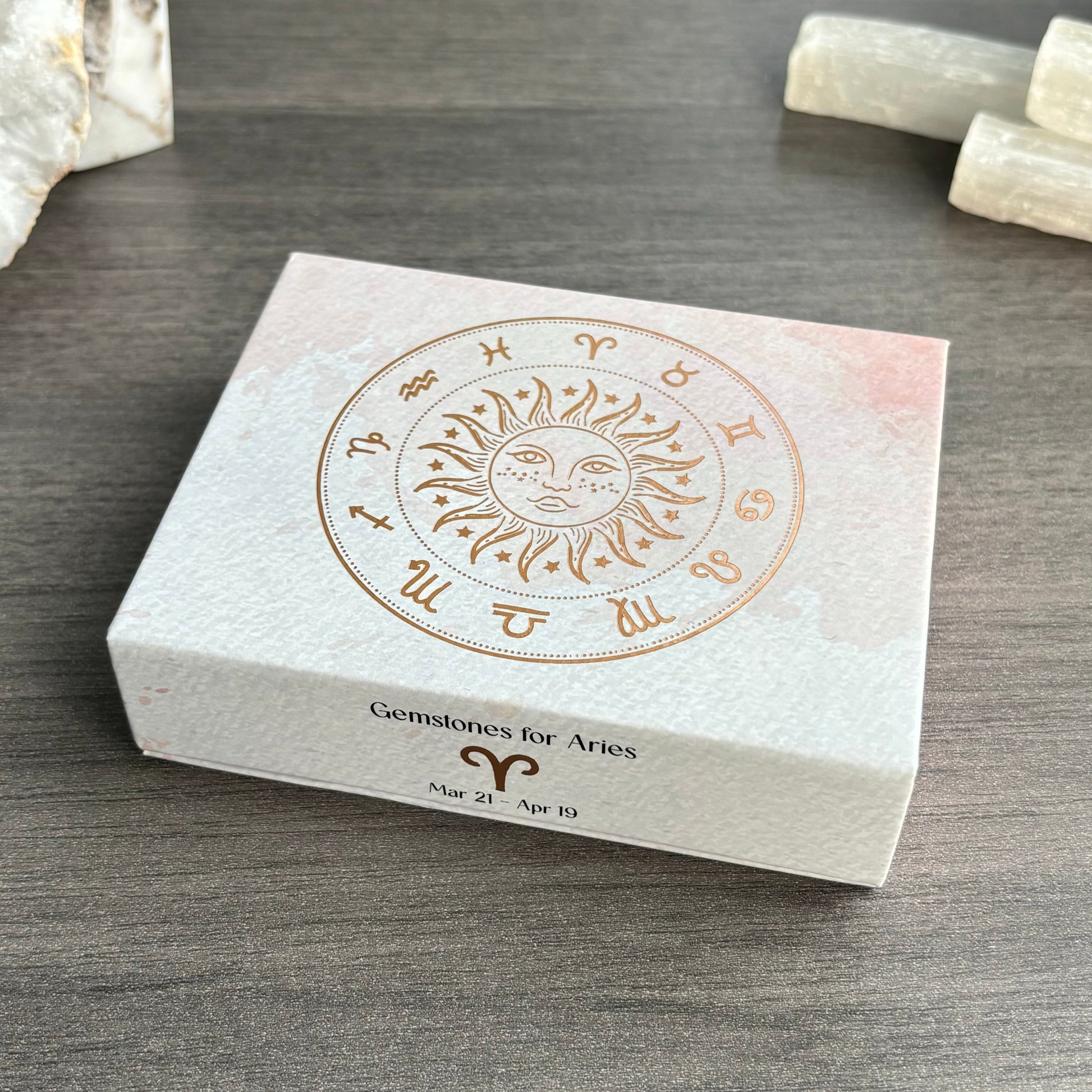 Aries Crystal Tumbled Stones Set