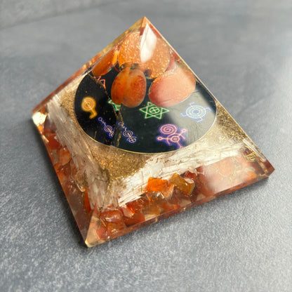 Orgonite Pyramid - Midnight Reiki