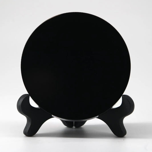 Black Obsidian Crystal Scrying Mirror -12cm