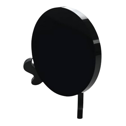 Black Obsidian Crystal Scrying Mirror -12cm