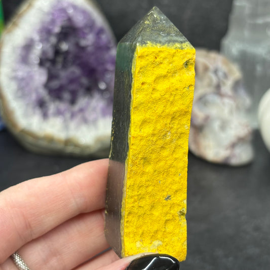 Bumblebee Jasper Crystal Tower