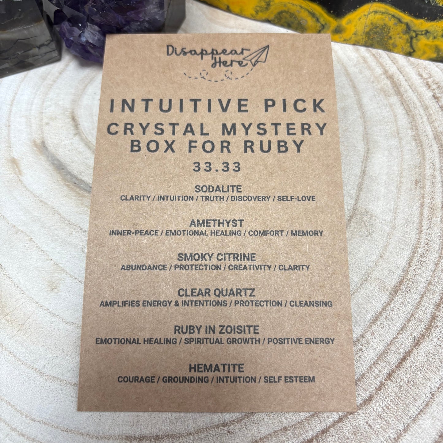 Crystal Mystery Box