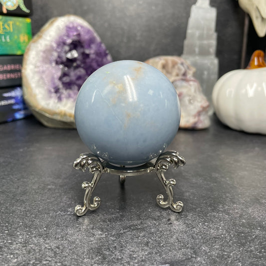 Angelite Crystal Sphere - REDUCED ITEM