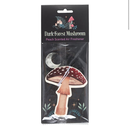 Dark Forest Hanging Mushroom Peach Scented Air Freshener