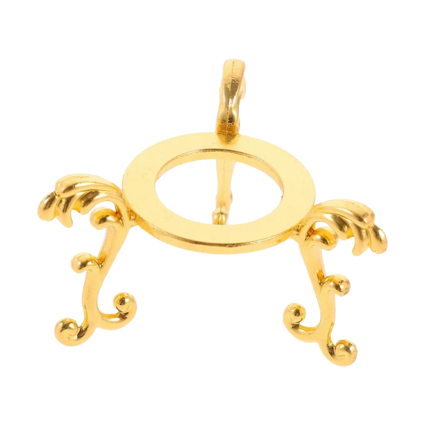 Gold Crystal Sphere Display Stand