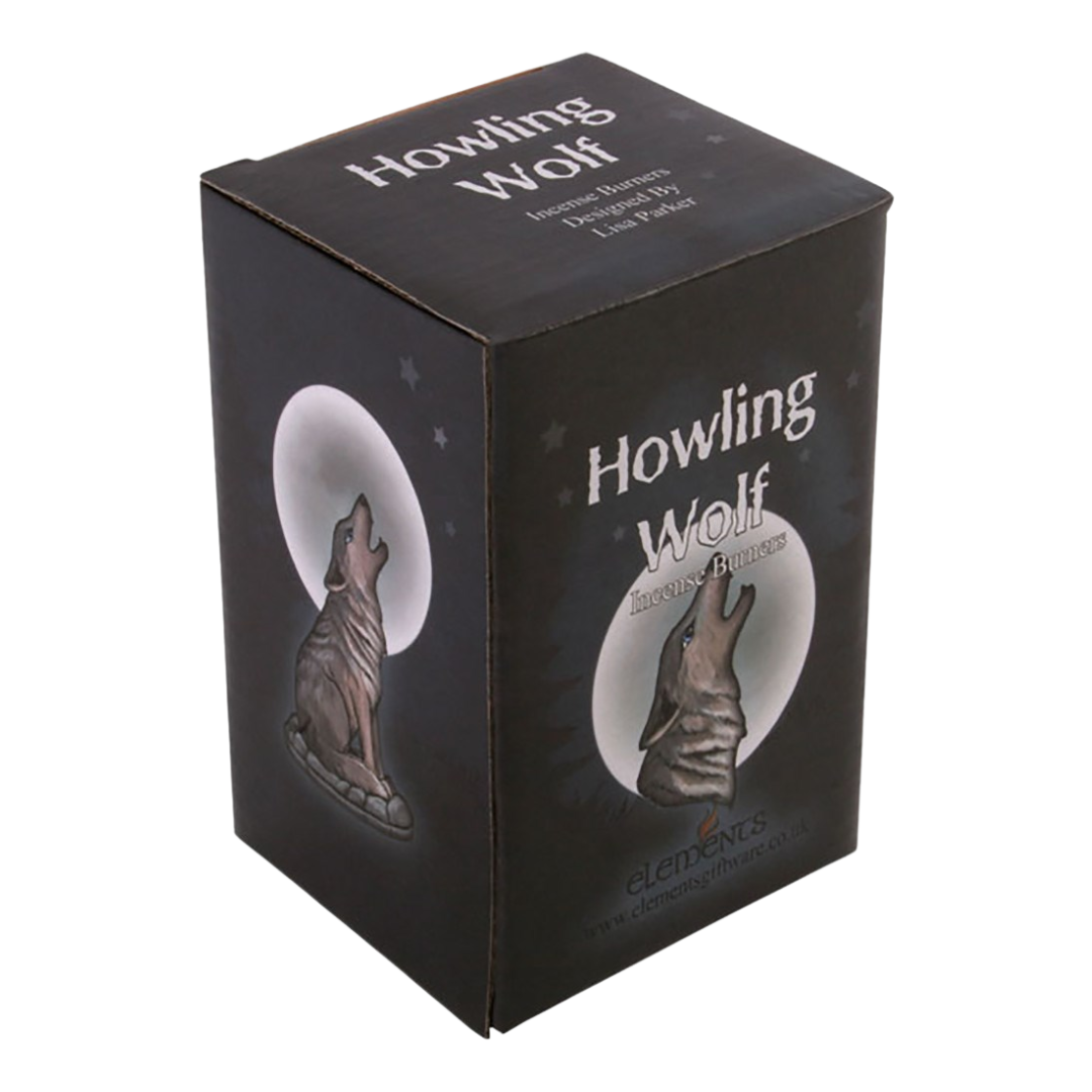 Howling Wolf Incense Cone Holder