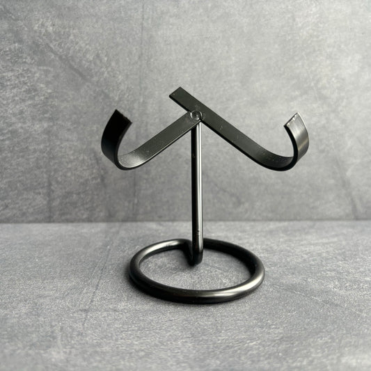 Large Black Metal Crystal Display Stand 8.3cm