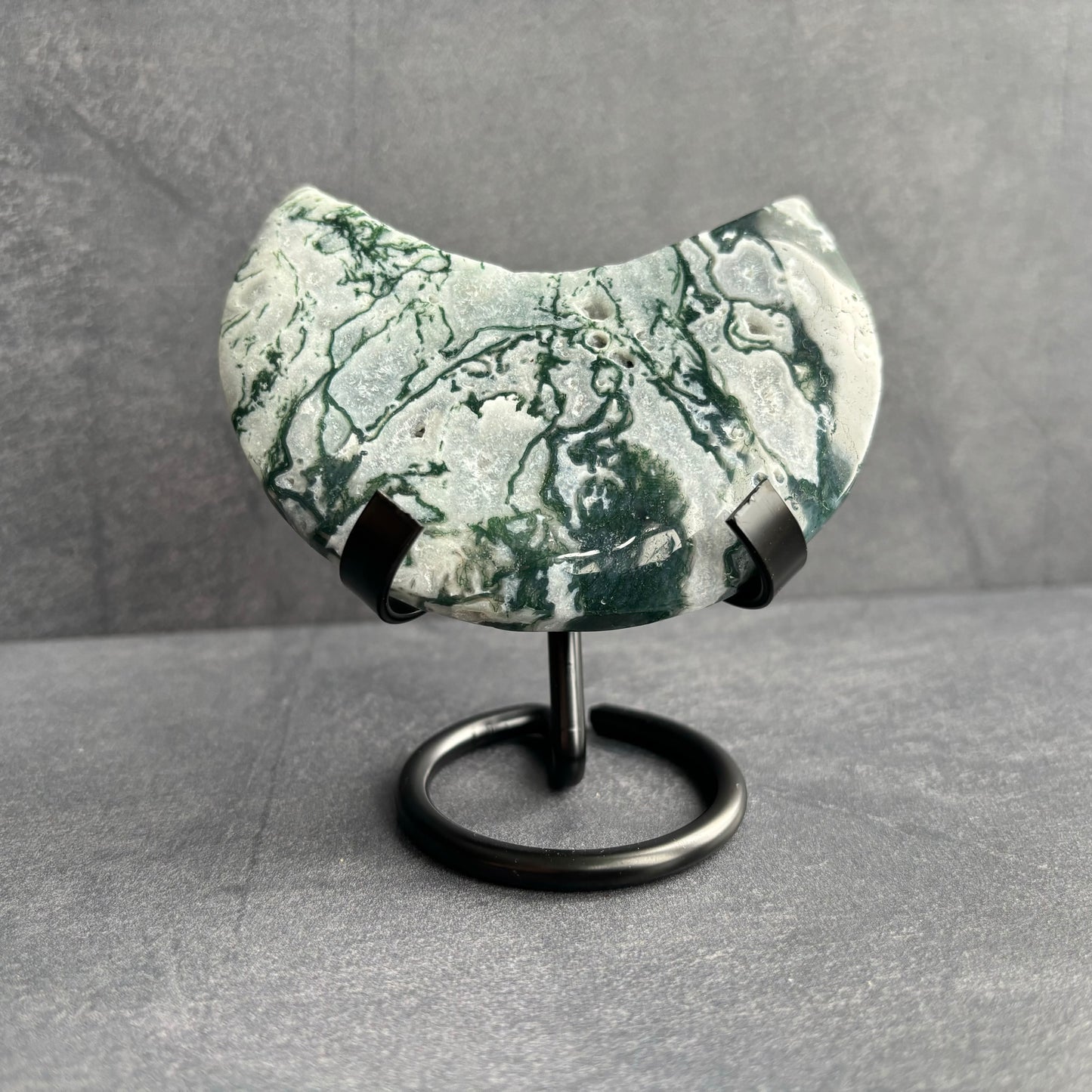 Small Black Metal Crystal Display Stand 6.4cm