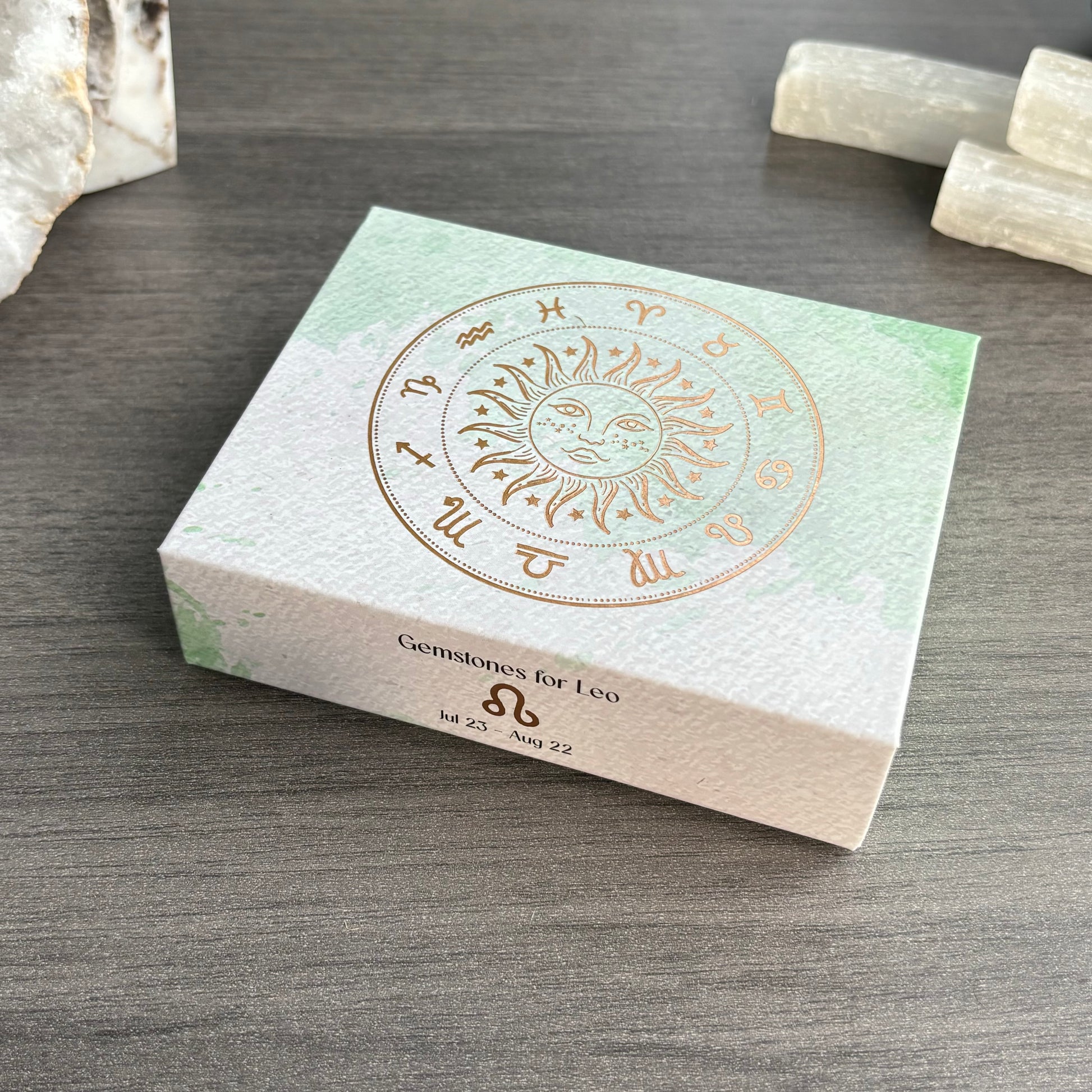 Leo Crystal Tumbled Stones Set