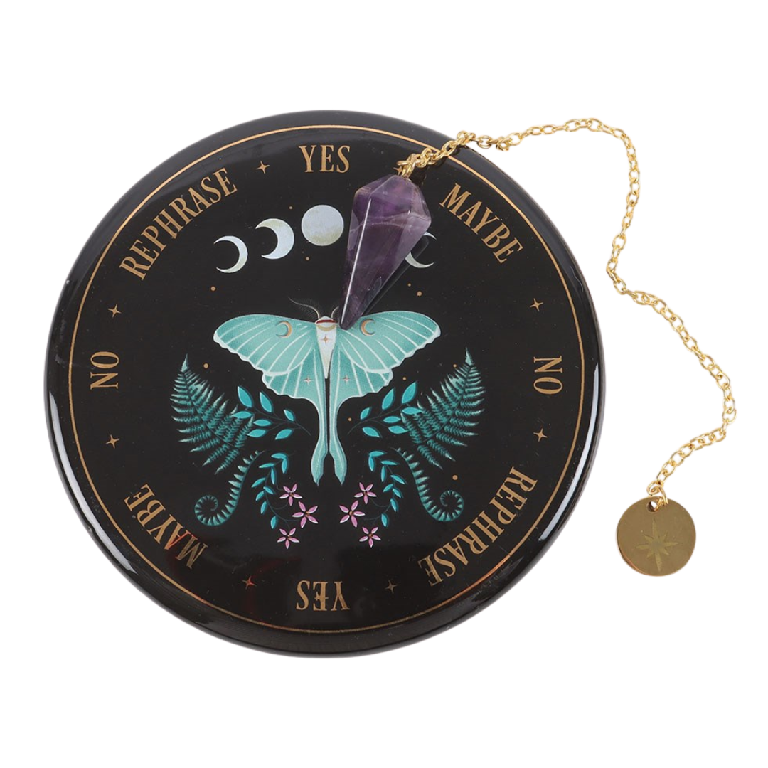 Luna Moth Pendulum Divination Kit