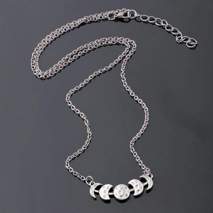 Collar de fases lunares del eclipse lunar