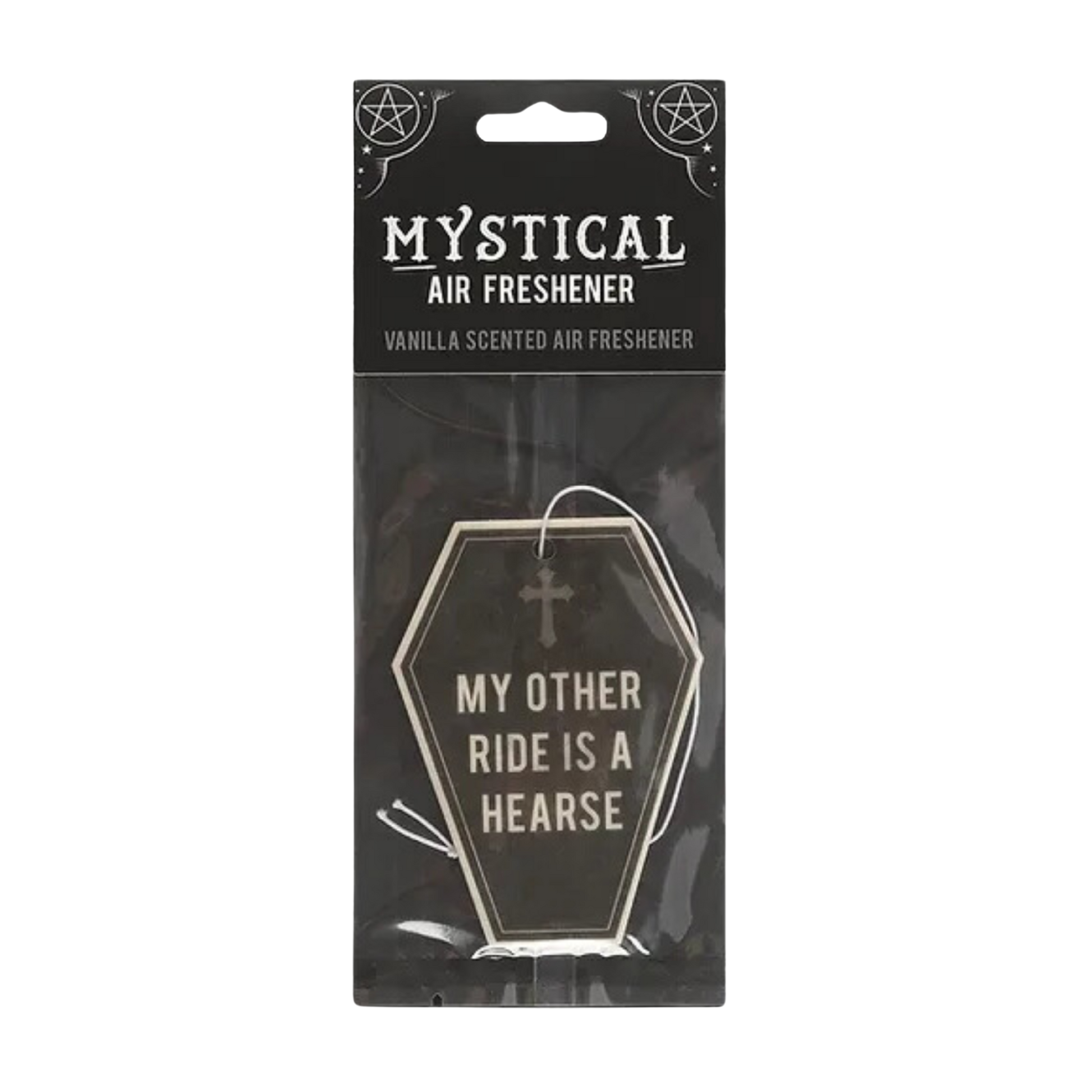 'My Other Ride is a Hearse' Vanilla Scented Gothic Air Freshener