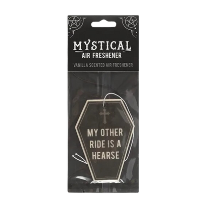 'My Other Ride is a Hearse' Vanilla Scented Gothic Air Freshener