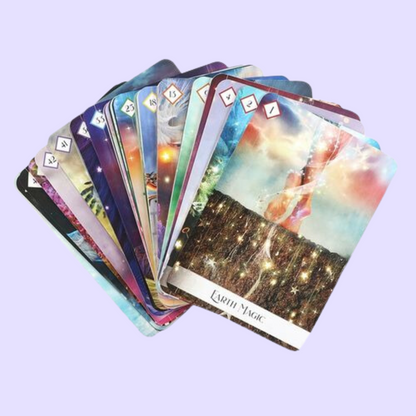 The Oracle of the 7 Energies oracle card deck by Colette Baron-Reid includes a 49-card deck and 142 page guidebook. This deck assists in creating more beautiful and meaningful manifestations through thought provoking concepts and stunning imagery. Beautifully presented in a magnetic box and illustrated by Jena DellaGrottaglia