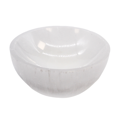 Selenite Round Bowl