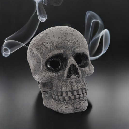 Skull Shaped Incense Cone Holder