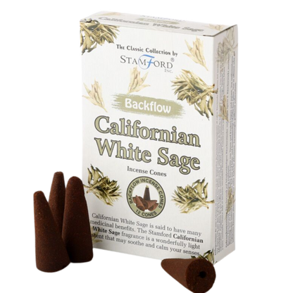 Stamford Backflow Incense Cones - Californian White Sage