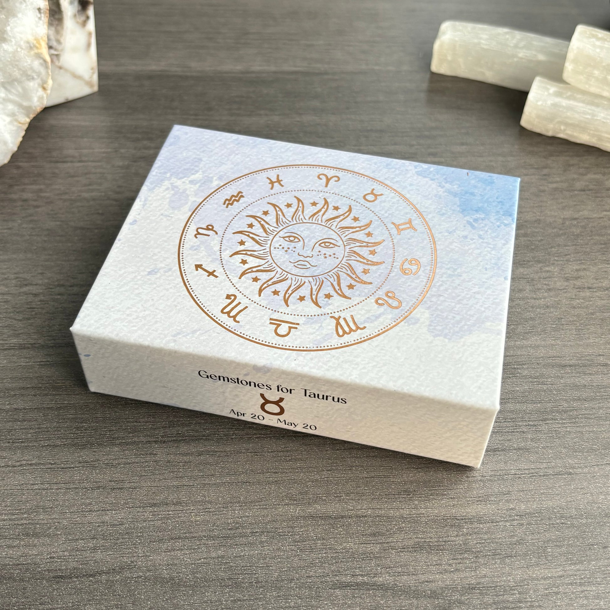 Taurus Crystal Tumbled Stones Set