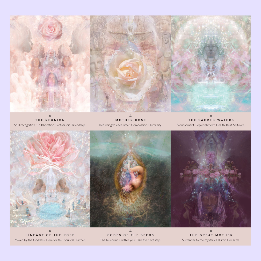 The Rose Oracle card deck by Rebecca Campbell includes a 44-card deck and a guidebook with 151 pages of information to help guide you on your spiritual journey. By utilising the sacred healing and mystic properties of Mother Rose, this oracle card deck will help you rediscover your authentic self and strengthen the wisdom that resides within you. Beautifully illustrated by Katie-Louise and presented in a matching sliding box that can also be used as a portable altar