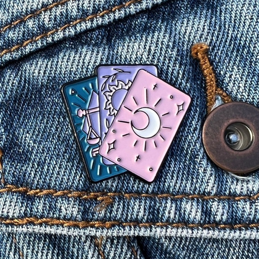 Tarot Card Enamel Pin | Disappear Here