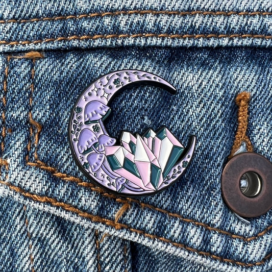 Ethereal Moon Enamel Pin | Disappear Here