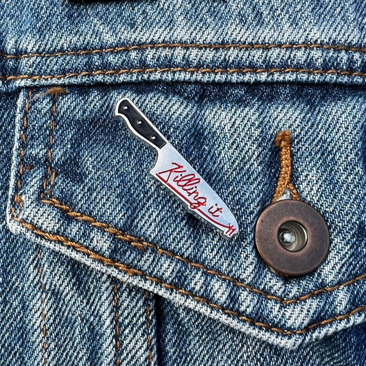 Killing It Enamel Pin | Disappear Here
