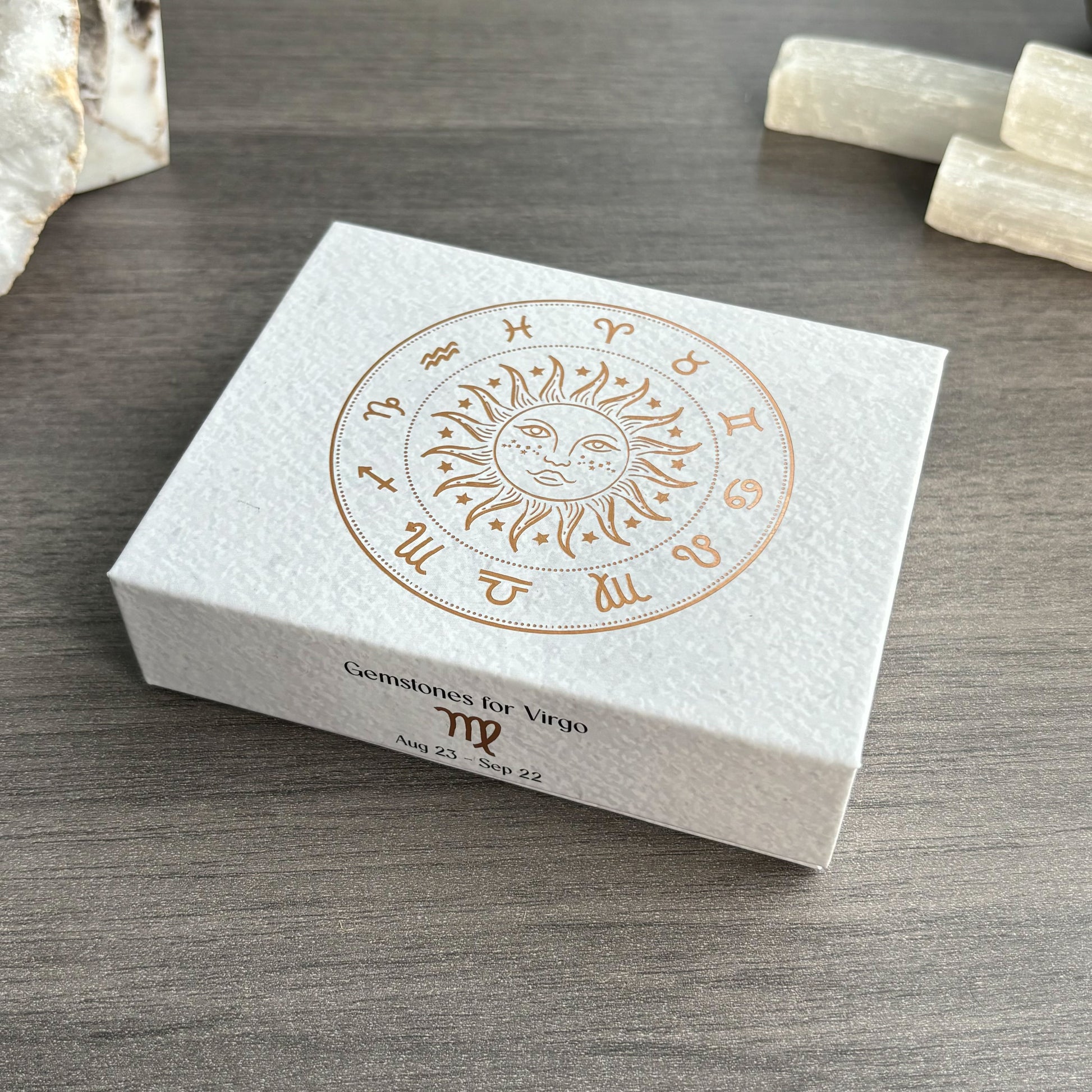 Virgo Crystal Tumbled Stones Set