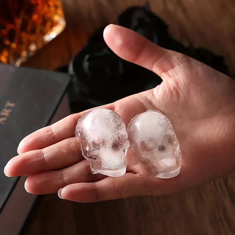3D Skulls Ice Cube Mould