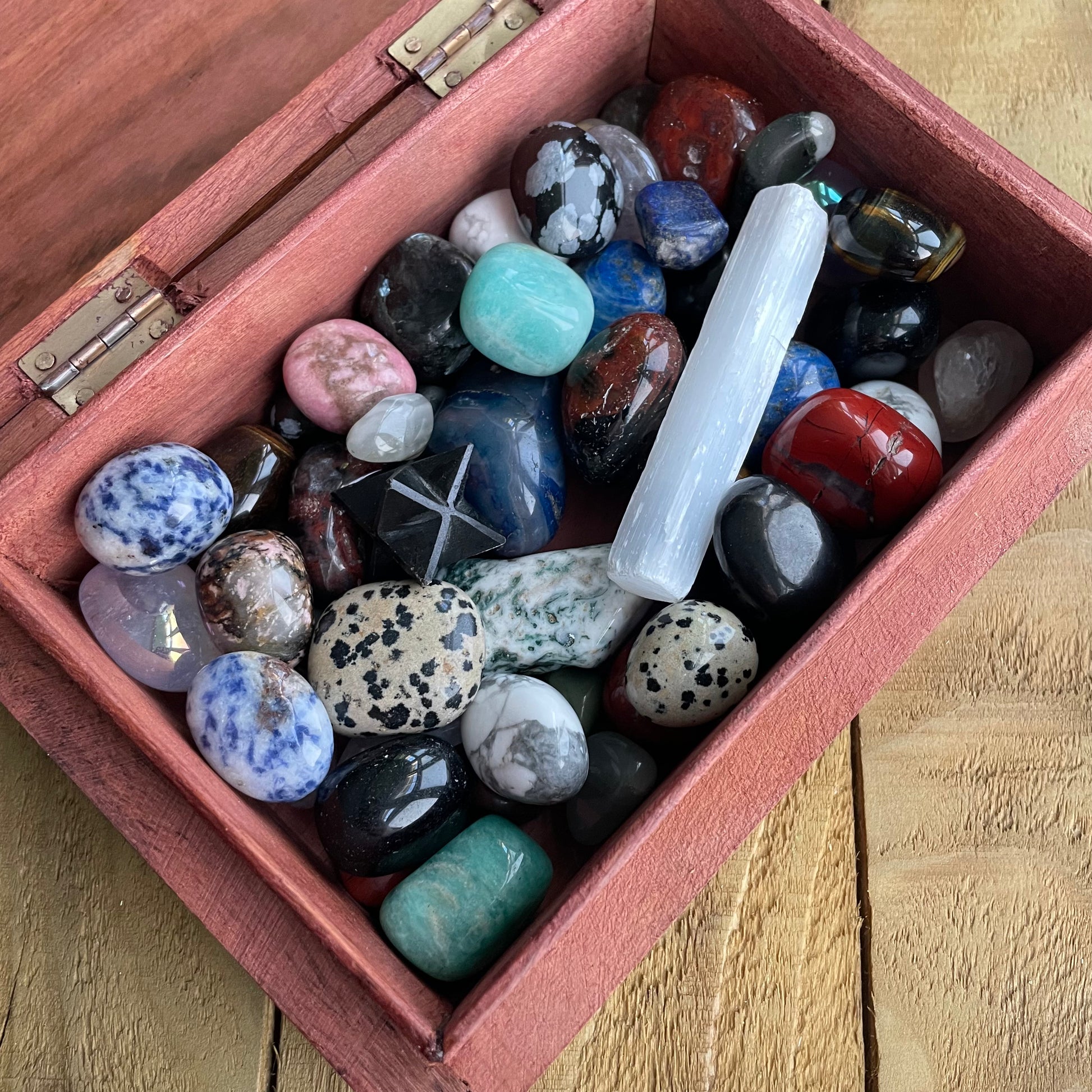 Pentagram Wooden Trinket Box